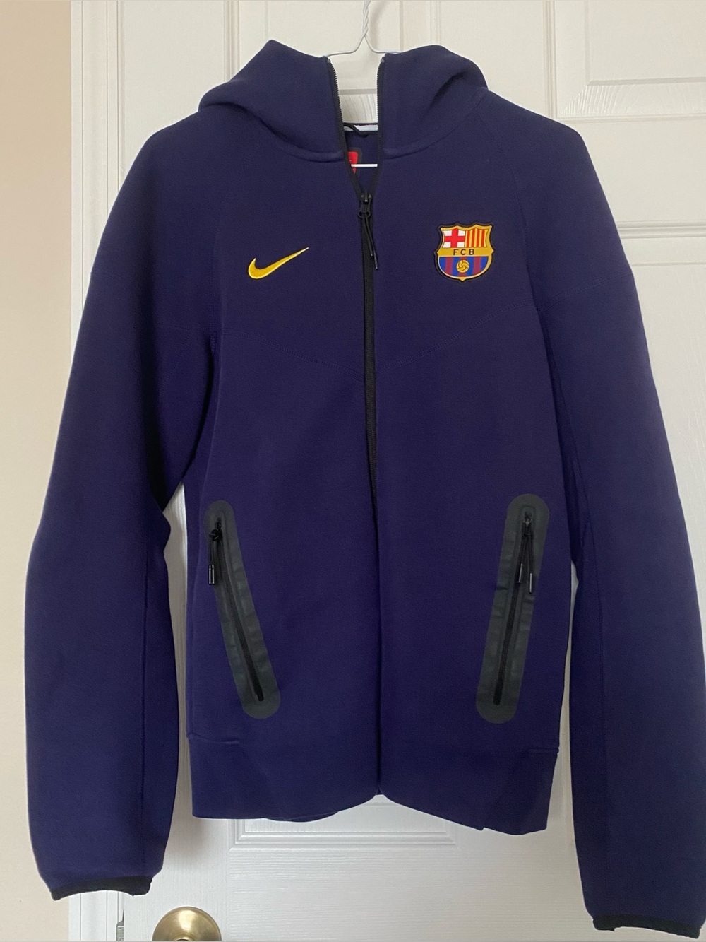 Fc Barcelona Nike Tech Fleece Jacket Size Small
